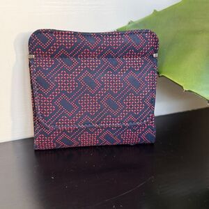 New INDEN-YA Japanese Lacquered Deer Leather Wallet New in Box Luxury Designer